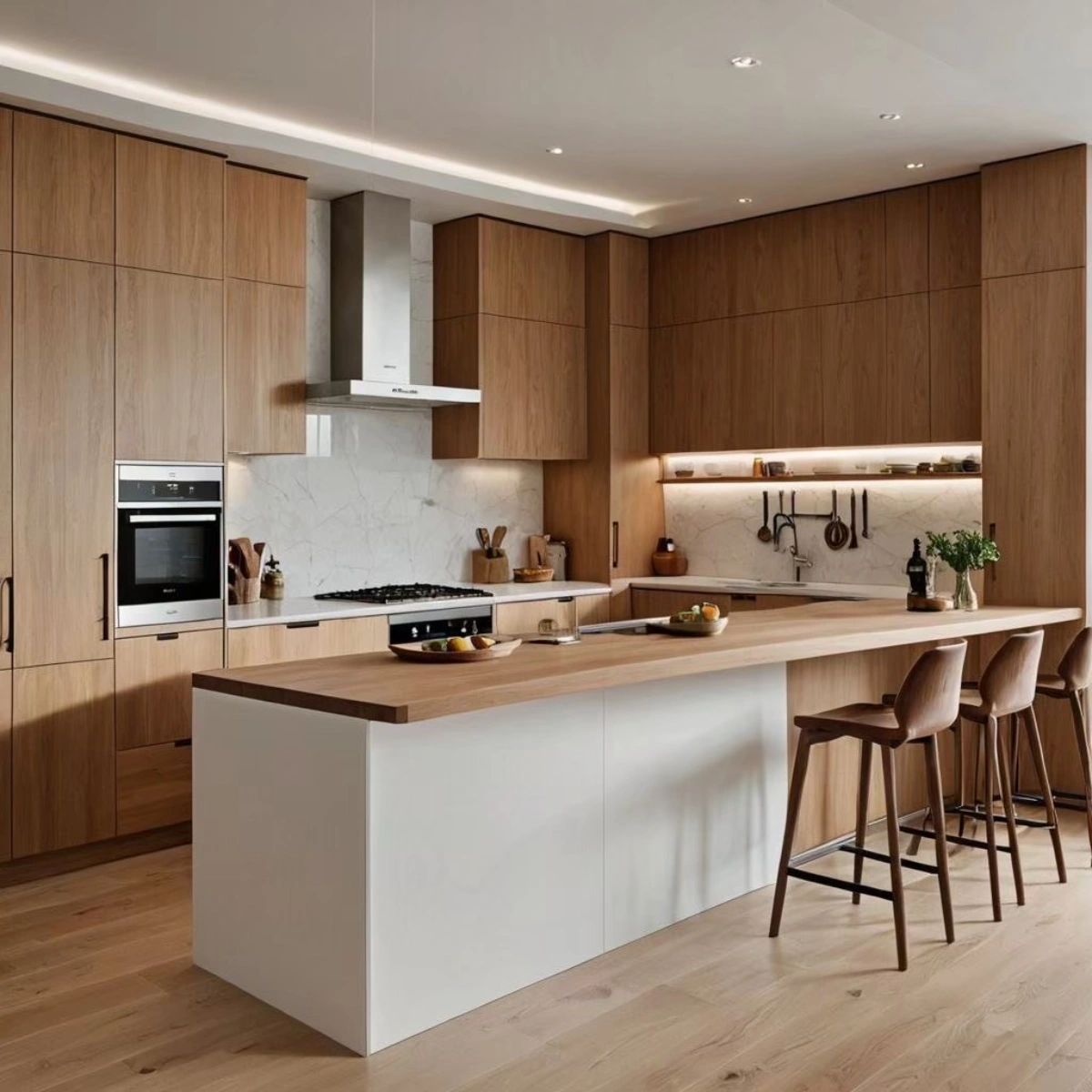 รายละเอียดรอยต่อท็อปใน เคาน์เตอร์ครัว งานจริง ลดคราบสะสม